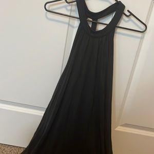 Hollister open back, black mini dress